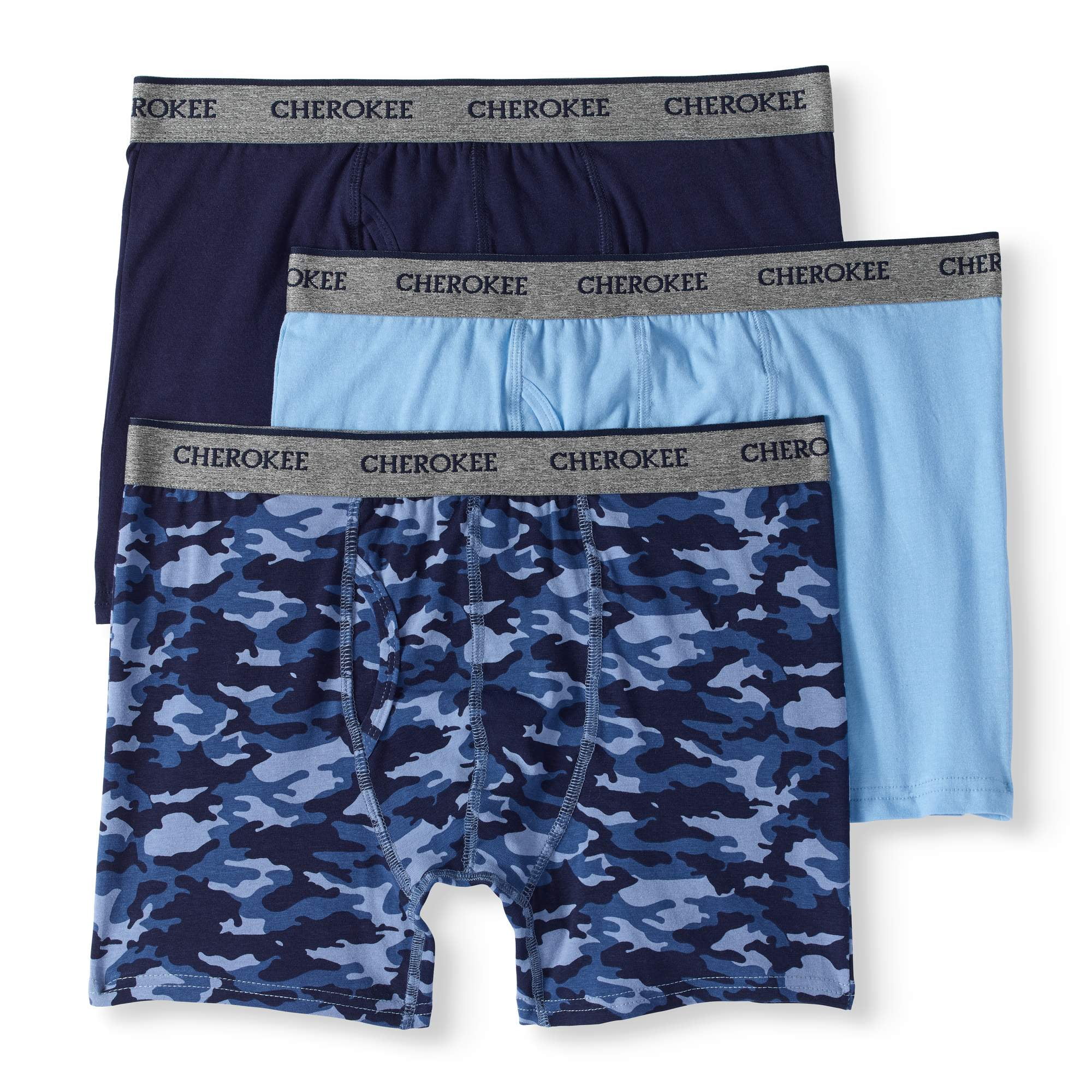 CHEROKEE Boys Little 6-Pack Tag-Free Cotton Performance Boxer Brief Underwear