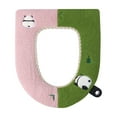 thumbnail image 2 of Steadline Winter Plush Toilet Seat Cover with Panda Design,Soft Fleece Bathroom Accessory with Hook-and-Loop Fastener,Warm and Comfortable Thickened Cushion for Cold Weather, 2 of 7