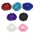 thumbnail image 4 of DESTYER Women Pieces Sleep Cap Satin Bonnet Sleeping Hat Soft Elastic Night Hair Cover, 4 of 6