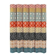 Uanit Boho Shower Curtain Bathroom Decoration Shower Curtain Bathroom Striped Design 72 Decoration X Inch Colorful Curtain Bohemian Shower Bathroom Products