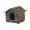 Large, variant on Winter Pet House with Self Warming Pad, Waterproof Outdoor Cat Dog House Foldable Warm Pet Cave for Winter Wild Animal Tent Bed, Outdoor Indoor Heat Insulated Shelter Enclosure for Pet