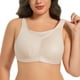 thumbnail image 2 of Women's Sports Bra Full Support High Impact Plus Size Wirefree Non-Padded Full Figure Bra 40D, 2 of 11
