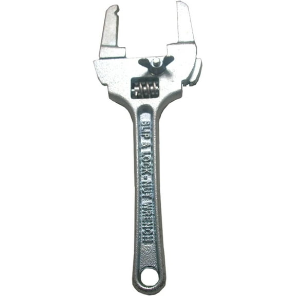Lasco Fittings Adjustable Lock Nut Tool - Metal Handle - 1 to 3-Inch, Multicolor