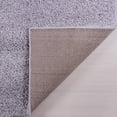 thumbnail image 5 of Ladole Rugs Solid Color Shaggy Meknes Durable Beautiful Turkish Indoor Area Rug Carpet in Light Gray, 7x10 (6'5" x 9'5" , 200cm x 290cm), 5 of 5