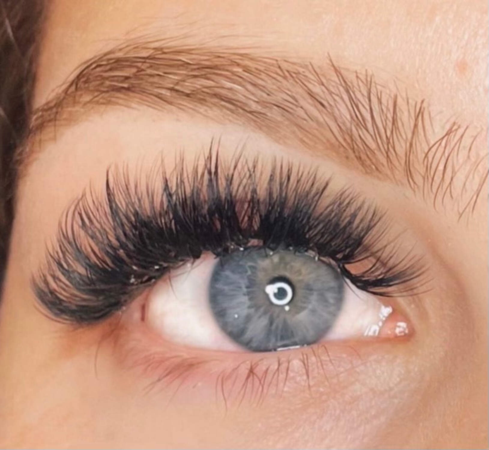 DesignerLash Kit-Fluffy Black Eyelash Extension Kit - Enhance Your Look with 2 Sets of Lashes with Adhesive, Tools & Brush