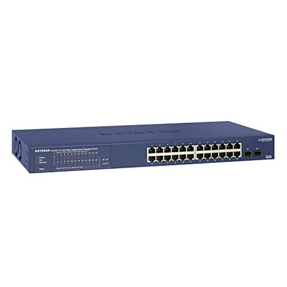 24-PORT GIGABIT POE  ETHERNET SMART MANAGED PRO SWITCH 2SFP PORTS