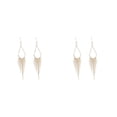 thumbnail image 2 of Minnieouse 1 par de pendientes colgantes, borlas de cadena larga, accesorios de joyería en forma de gota de agua, decoraciones de moda para Oro 2piezas, 2 of 6