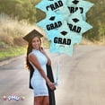 thumbnail image 4 of PMU Grad Congrats Star 18in Mylar Balloon Light Blue Pkg/10, 4 of 7