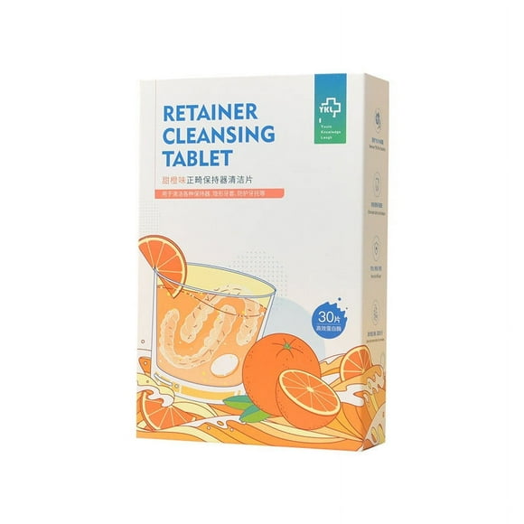 Summer Savings! Gspmoly Toothbrush, Orthodontic Retainer Cleaning Tablets Bracelet Cleaning Agent Cleaning Liquid Electric Toothbrush