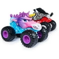 thumbnail image 3 of Monster Jam, Sparkle Smash Vs. Racing Stripes Die-Cast Monster Trucks, 1:64 Scale, Kids Toys for Boys Ages 3 and up, 3 of 7