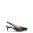 thumbnail image 6 of Time and Tru Women's Slingback Kitten Heel Pumps, 6 of 7