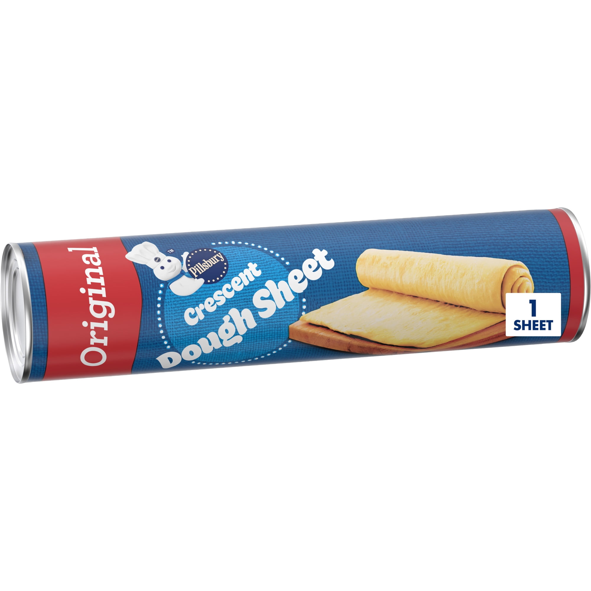 Pillsbury Dough Sheet, Original Crescent, Refrigerated Canned Pastry Dough, 1 Sheet, 8 oz