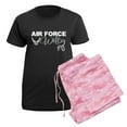thumbnail image 5 of CafePress - Air Force Wifey Women's Dark Pajamas - Women's Short Sleeve Print T-Shirt and Pants Dark Cotton Pajama Set, 5 of 7