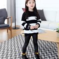 thumbnail image 5 of Generic Children Trousers Leggings Kids Classic Baby Girls PU Leather Pencil Pants（130 Black）, 5 of 8