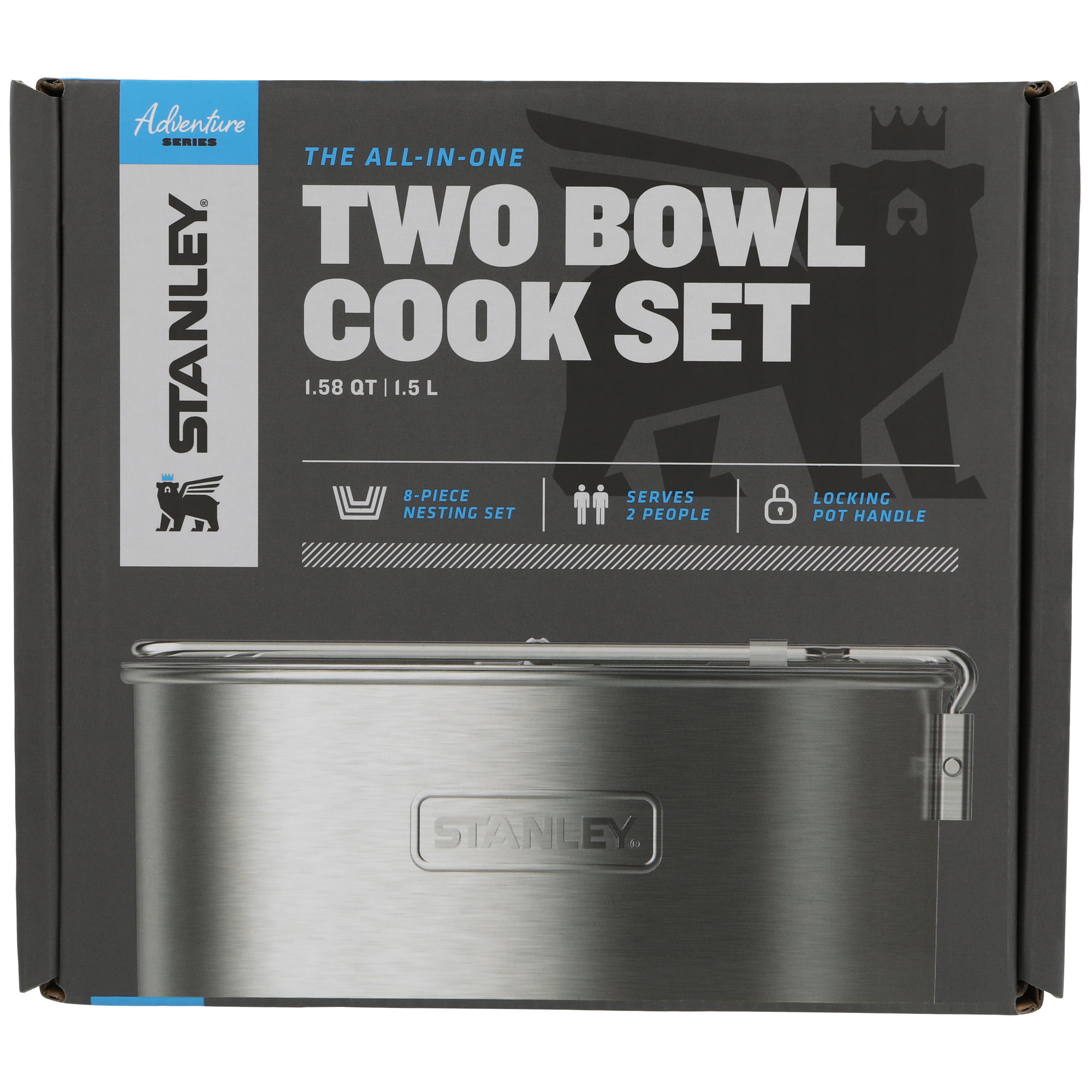 Stanley Adventure Bowl + Spork Compact Cook Kit - PERFECT BUDGET SOLO Cook  Kit?! 