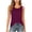 Wine, variant on ATOYSOY Women’s Sleeveless Crew Neck Tank Top Casual Basic Loose Fitted Soft Light Breathable Tops For Summer Vacation Outdoor Daily Wear