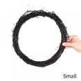 thumbnail image 1 of 2pcs Halloween Rattan Wreath Natural Rattan Ring Vine Branch Garland Halloween Christmas Garden Door Wall Window Hanging Ornament, 1 of 7