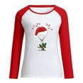 thumbnail image 4 of Qertyioot Chandail en Molleton Décontracté de Noël pour Femmes, Manches Longues Col Rond Imprimé Ample, 4 of 7