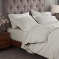 thumbnail image 3 of Superior Egyptian Cotton 300 Thread Count Duvet Cover Set, Twin, Light Grey, 3 of 6