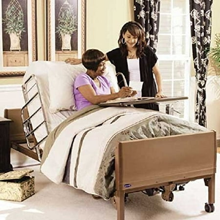 - Full Electric Hospital Bed Package (Invacare Full Electric Home Hospital Bed Package w/Foam Mattress, Half Rail Set)