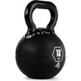 thumbnail image 2 of Champion Sports Rhino Kettlebell Weight, 12 lbs, Rubber, Black - Durable Kettle Bell with Smooth, Ergonomic Handle for Working Out - Free Weights for Exercises - Premium Strength Training Equipment, 2 of 8