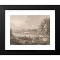 thumbnail image 2 of Georg Haas 14x11 Black Modern Framed Museum Art Print Titled - View of the City of Kristiania (1790 - 1817), 2 of 5