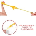 30 Pieces Slingshot Chicken Flicking Chicken Stretchy Funny Rubber