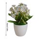 thumbnail image 2 of Decoración floral plástica del escritorio de la casa de la flor de la simulación del paño de las flores artificiales en maceta, azul Inevent HA7819-03B, 2 of 6