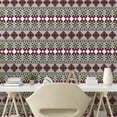 thumbnail image 3 of Ambesonne Retro Peel & Stick Wallpaper for Home, Ukrainian Traditional Art, 13"x100", Multicolor, 3 of 6