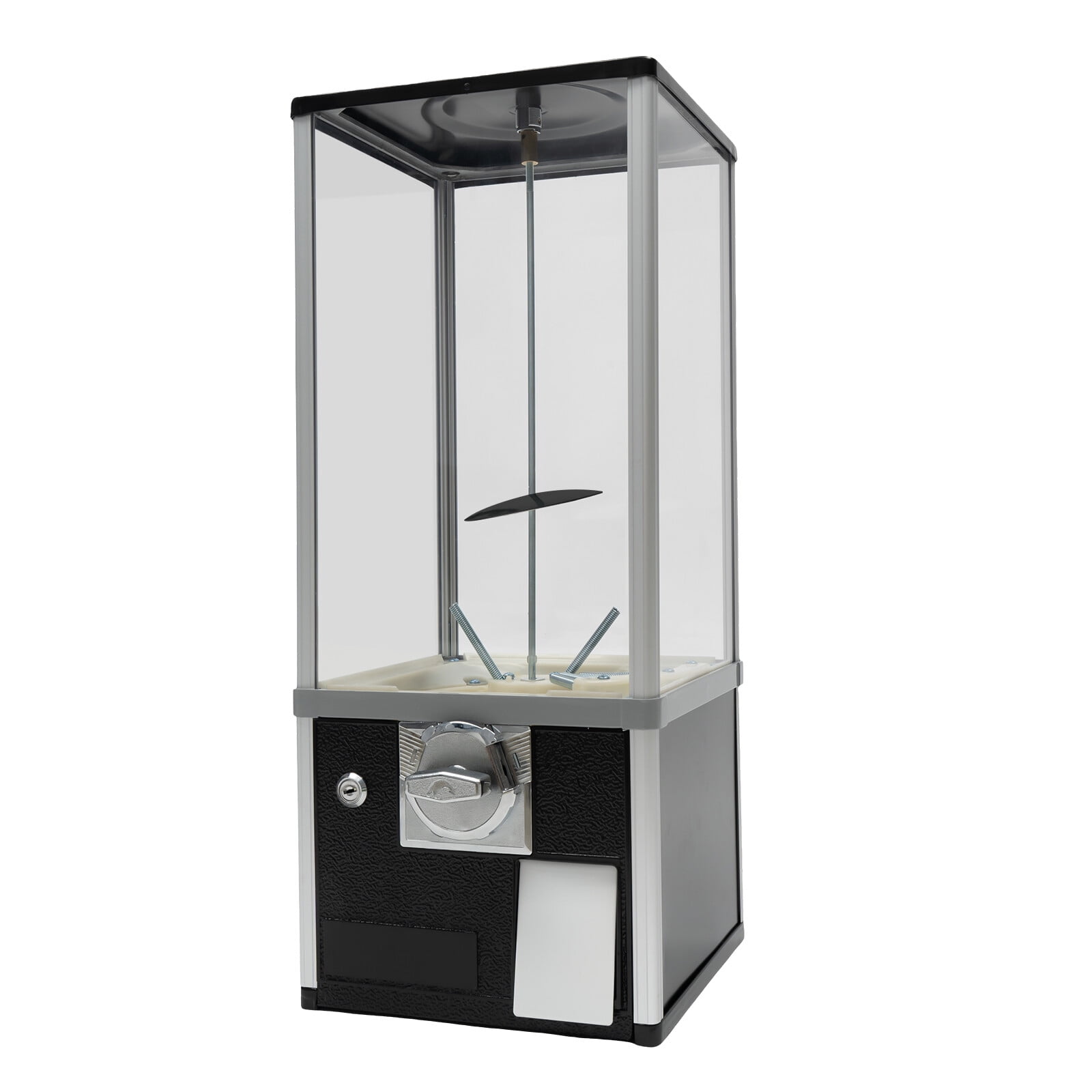 Gumball Machine Vending Coin Bank Vintage Candy Dispenser, Black
