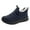 Blue, variant on Women's Winter Snow Boots Warm Fur Lined Waterproof Comfortable Slip on Outdoor Walking Ankle Boots