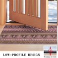 thumbnail image 3 of Brown Geometric Striped Pattern Door Rugs,Washable Non Slip Door Mats Indoor,Decorative Door Mats,Entry Mat Indoor for Entrance,Bedroom,Kitchen,Bathroom,17"x30", 3 of 6