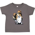thumbnail image 3 of Inktastic Tricolor Papillon Boys or Girls Toddler T-Shirt, 3 of 5
