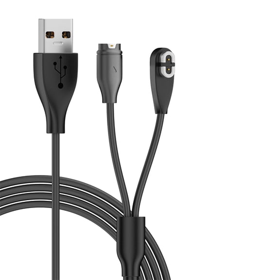 100cm Magnetic USB Charger Wire 2 in 1 Design Splitter Charging Cable Rapid Power Transfer for 4Pin/ 2Pin Devices