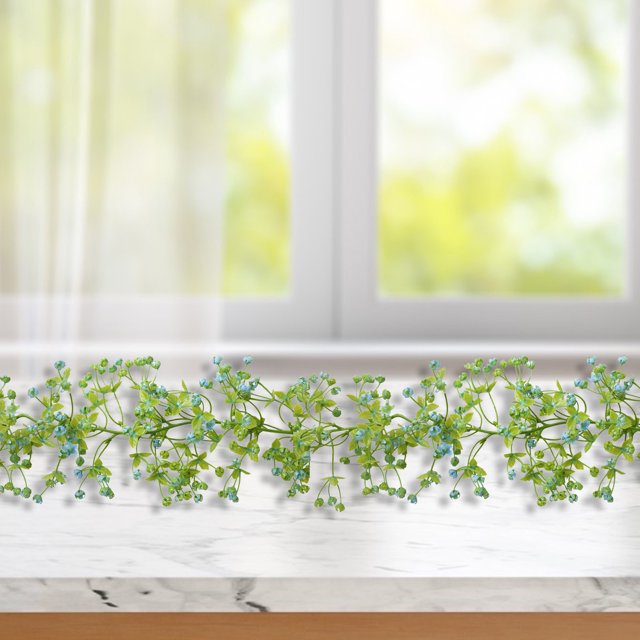 Simulation Flowers Rattan Rattan Simulation Green Tree Rattan Aquascape Ornaments Decoration