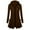 #0197-Brown, variant on Ailaofu Womens Zip Up Long Hoodie Jacket Lightweight Tunic Sweatshirt Open Front Cardigan