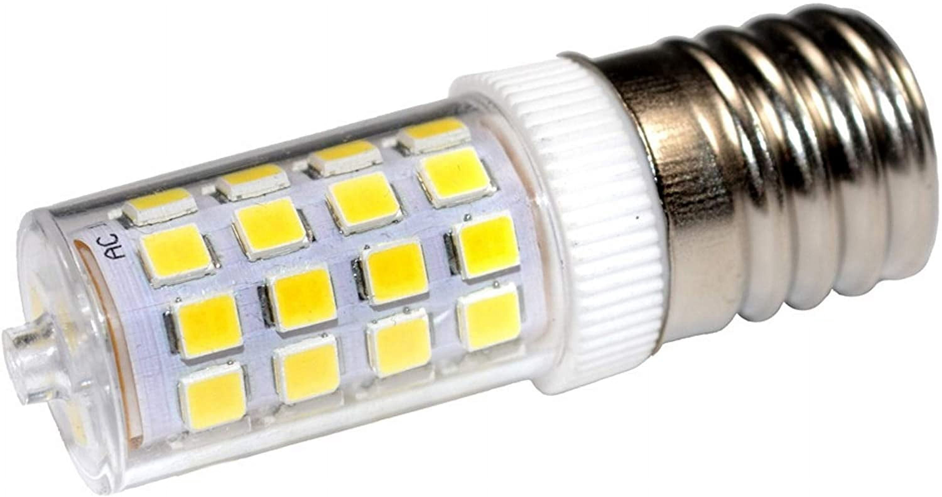 HQRP 2-Pack 110V E17 Dimmable LED Light Bulb Cool White for Whirlpool 8206232A Light Bulb Replacement fits Maytag