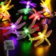 thumbnail image 1 of 20 LED Dragonfly Design Solar String Light, LED Light For Outdoor Courtyard Lawn Garden Pathway Landscape Yard Patio Party Wedding Festival Lighting Christmas & Halloween Decorations, 1 of 5