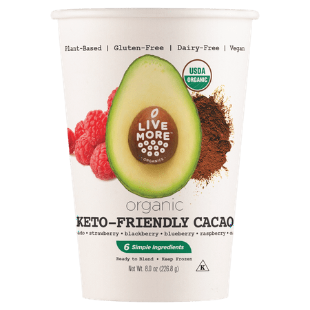 LiveMore Organics- Keto Friendly Cacao- 12 pack