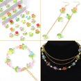 thumbnail image 3 of 10Sets/bag Handmade Glass Tulip Flower Beads Charm Bead DIY Craft Jewelry F9O2, 3 of 8