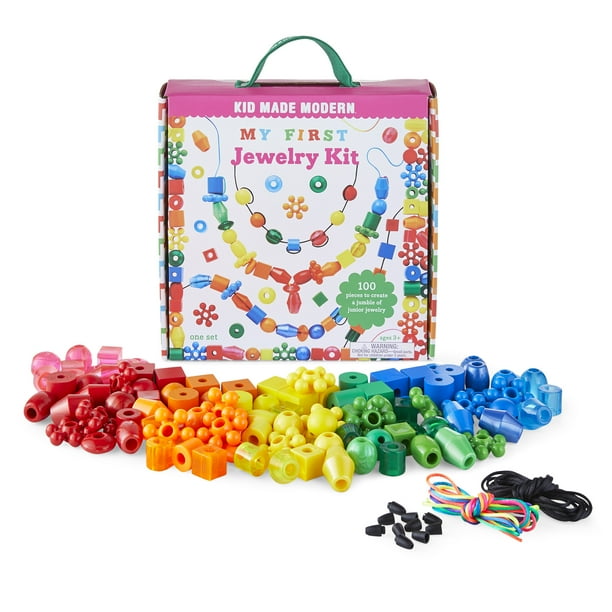 Kid Made Modern My First Jewelry Making Kit Bead Lacing Activity Kits