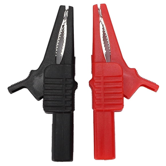 Pince crocodile isolée en laiton, 2 pièces, U08, 4 mm, pince de test électrique, 32 A/1\xa0000 V, pièces d'équipement de test