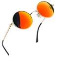 thumbnail image 1 of Gafas de sol Joopin Mirrored Red Round Polarized UV400, 1 of 6