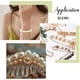 thumbnail image 5 of 500 cuentas de perlas acrílicas de imitación europeas de 8 x 6 mm con agujero grande para pulseras, collares, joyas, bolsos y cadenas. Agujero: 4 mm., 5 of 5