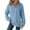 Sky Blue -AU23, variant on Nestiefly Zip Up Hoodie Women Waffle Knit Long Sleeve Comfy Hooded Sweatshirt with Pockets Cute Fall Sweatshirts Casual Jacket Sky Blue XL