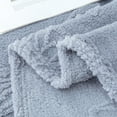 thumbnail image 7 of Fleece 3D Butterfly Blanket Soft Fuzzy Throw Blanket Fluffy Jacquard Decorative Blanket Lightweight Cozy Blanket Reversible Design & Aesthetic Pattern for Couch, Sofa, Bed, Lounge, 7 of 7