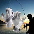 thumbnail image 4 of Guantes de ciclismo de medio dedo sin dedos a prueba de golpes para bicicleta, correr, conducir Gris L, 4 of 9