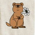 thumbnail image 3 of Quokka Flower  - Toddler And Youth Crewneck Fleece Sweatshirt, 3 of 6