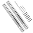 thumbnail image 1 of OULII French Cleat Picture Hangers Z Shaped Wall Hangers Silver Iron For Bathroom Mirror, 1 of 8