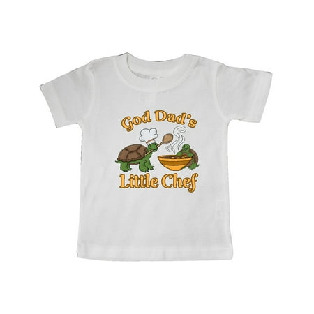 

Inktastic God Dad s Little Chef with Cute Turtles Gift Baby Boy or Baby Girl T-Shirt
